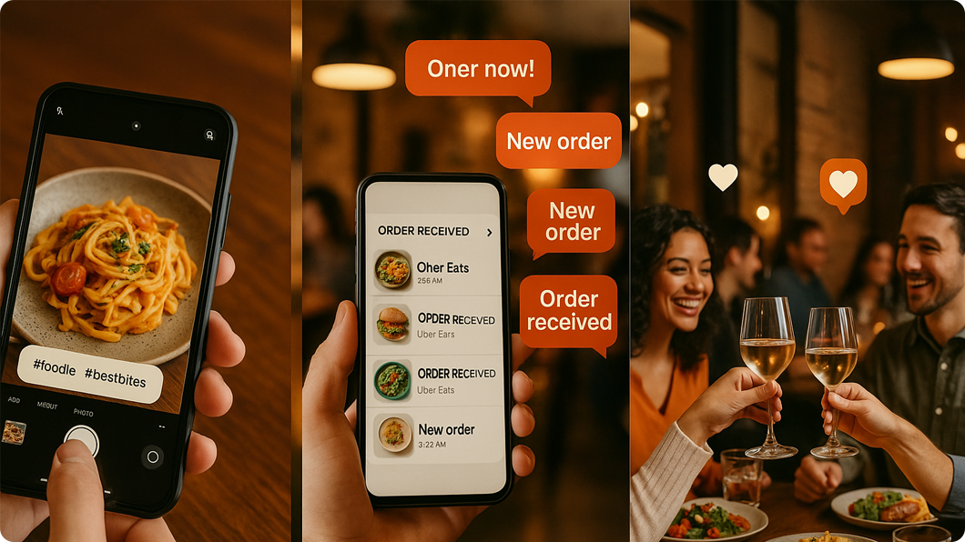 Social Media Marketing for Restaurants -More Orders--More Tables-More Buzz