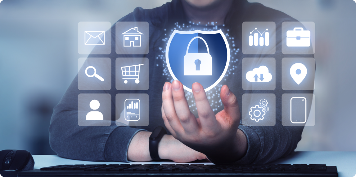 The Future of Digital Marketing in 2025: AI, Voice Search & Automation Trends 9 Alt Text: Data protection and cybersecurity for ethical digital marketing campaigns.